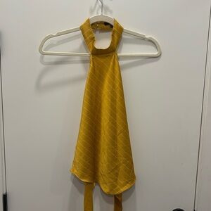 Stunning Gold Halter Top